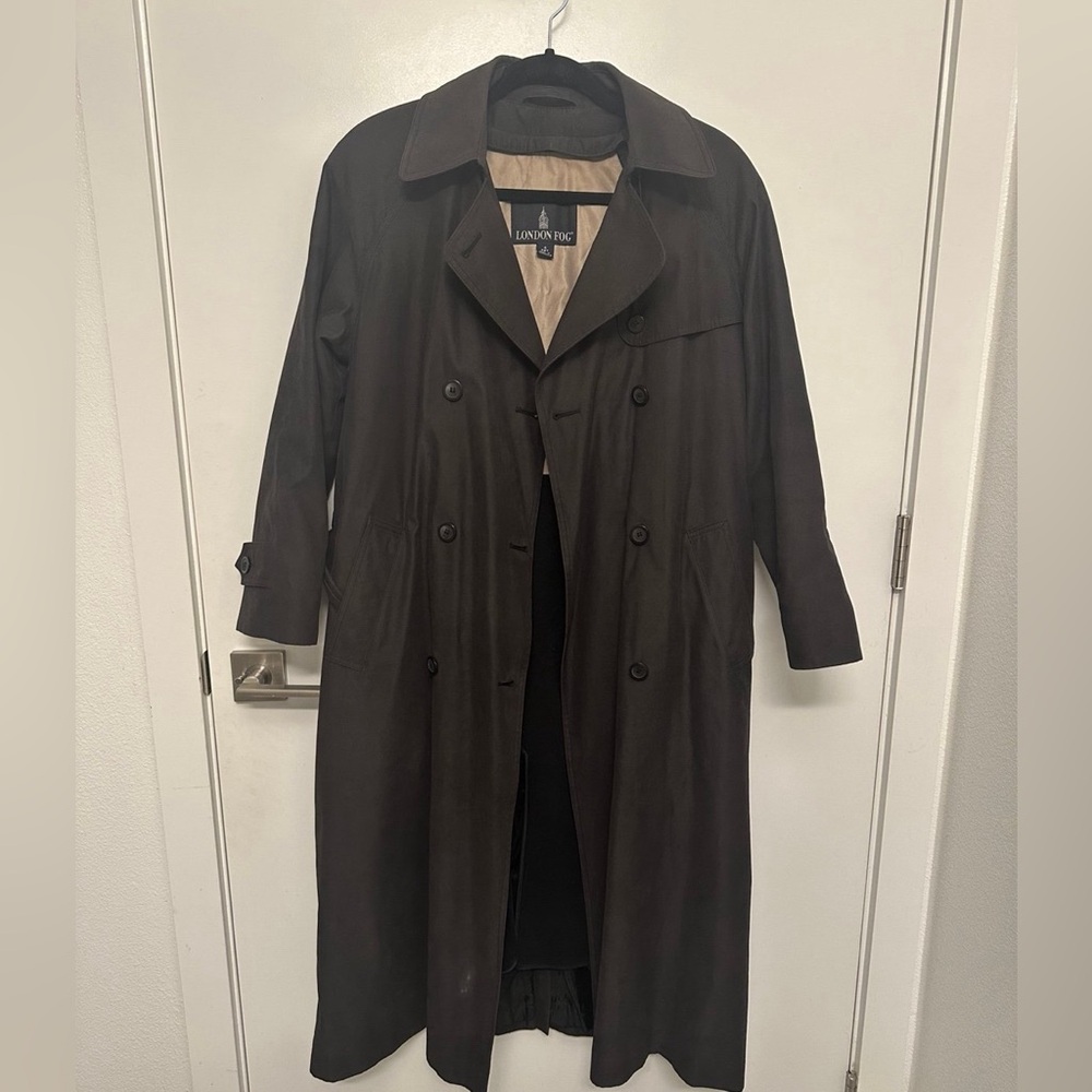 London Fog Trench Coat Size 4P